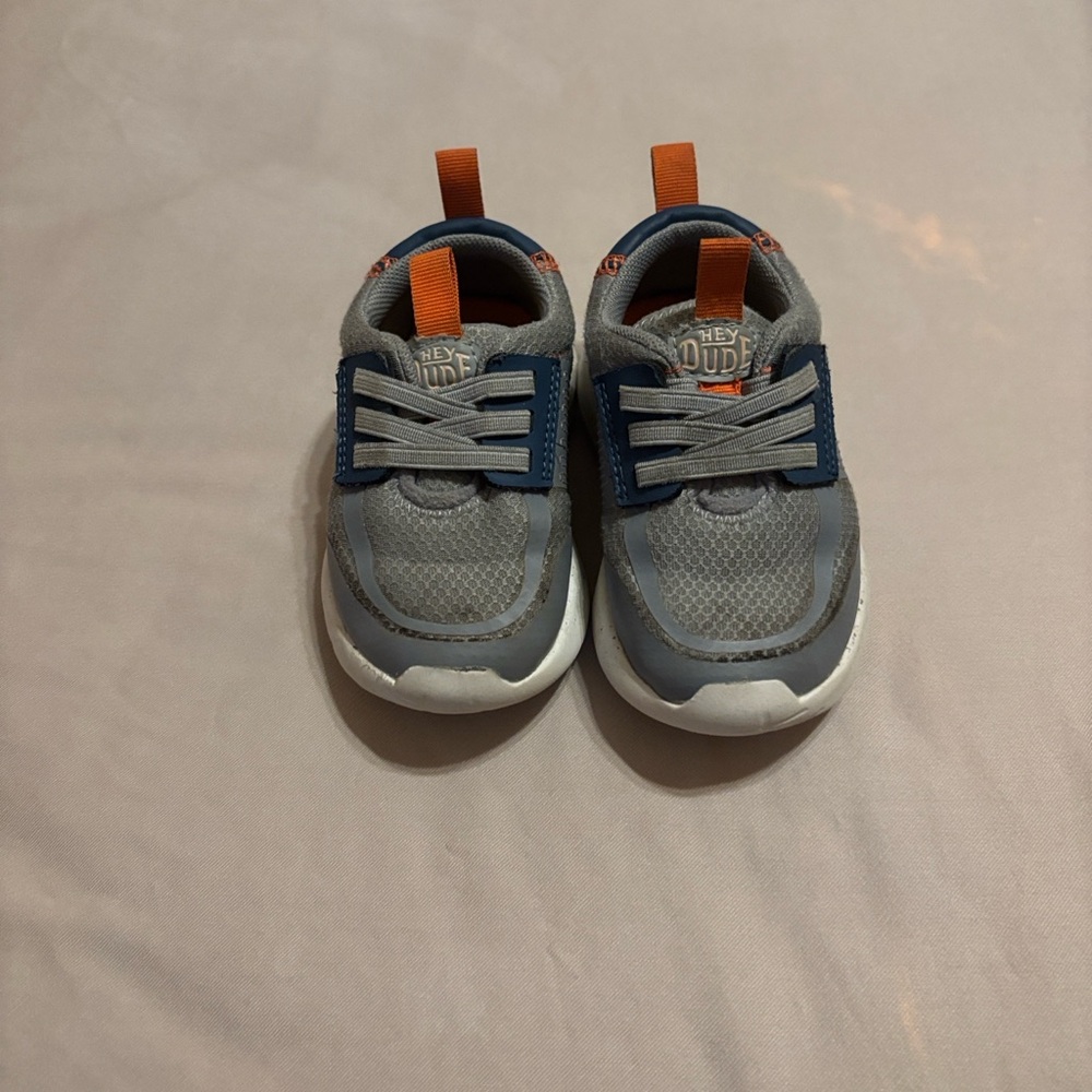 Hey Dude Kids' Sneakers in Gray and Navy.